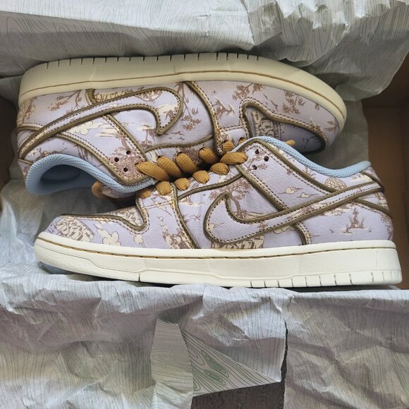 Size 6M / 7.5W Nike SB Dunk Low Pro PRM City Of Style FN5880-001 AUTHENTIC NEW! - Picture 7 of 9